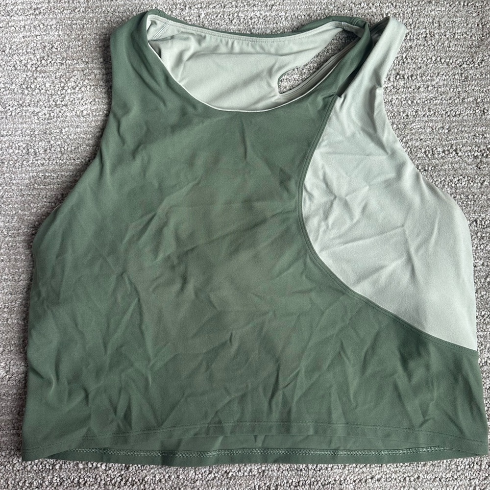 Lululemon Colorblock High Neck Tank/Bra